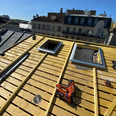 Rénovation toiture zinc Essonne 91